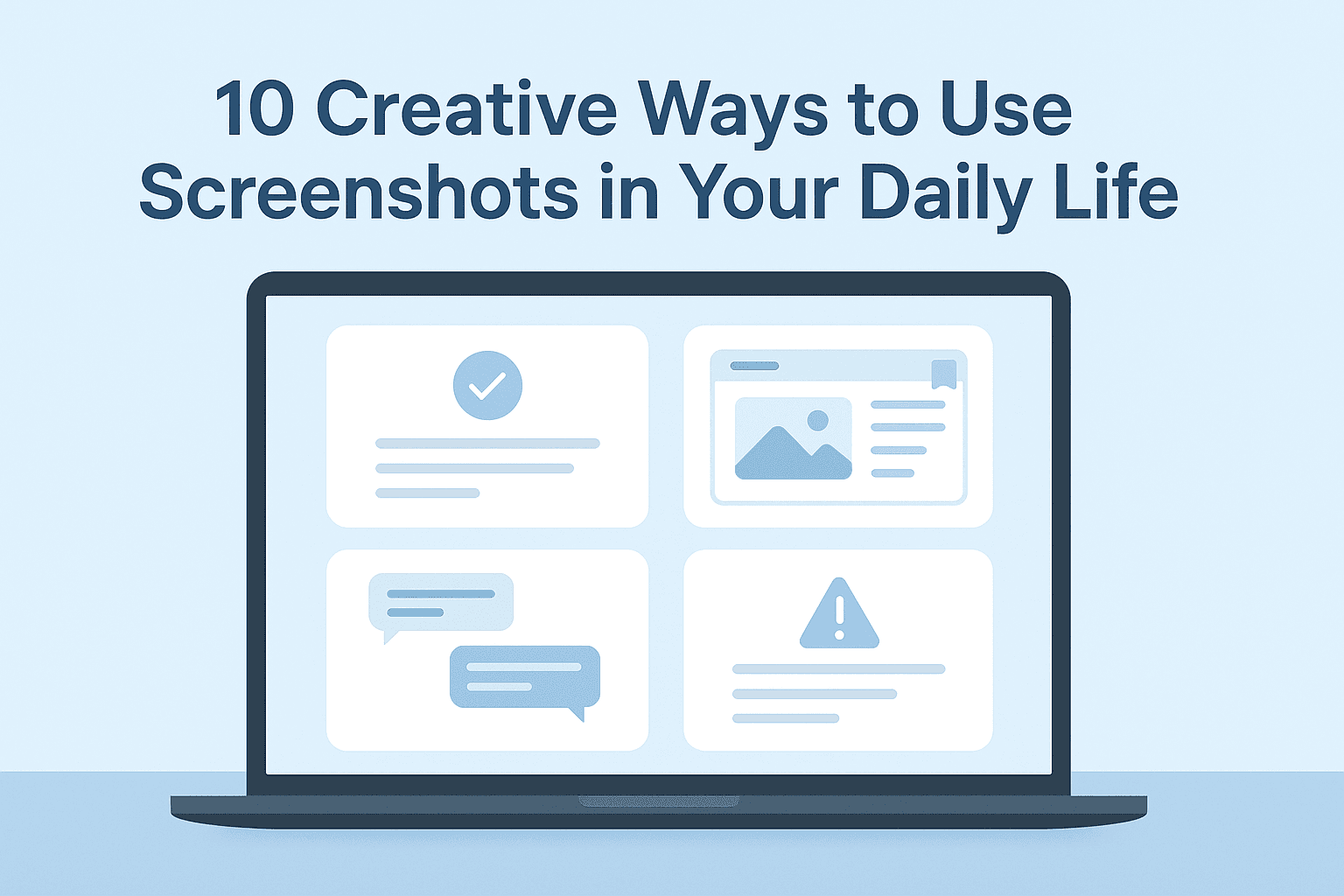 Cover Image for 10 Creative Ways to Use Screenshots in Your Daily Life
