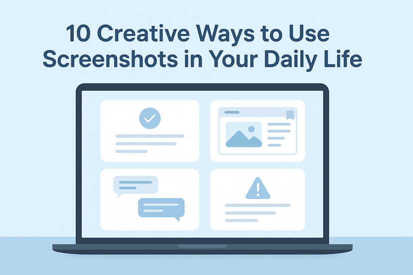 Cover Image for 10 Creative Ways to Use Screenshots in Your Daily Life